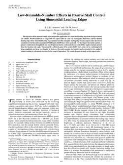 Low-Reynolds-Number Effects in Passive Stall