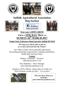 Suffolk Agricultural Association Dog Section