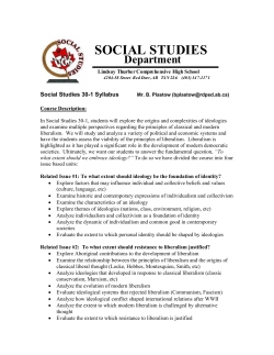 Social 30 Draft course outline
