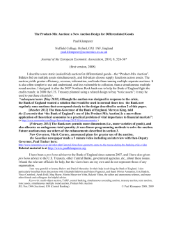 Journal of the European Economic Association, 2010, 8, 526