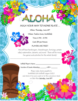 hula your way to home plate&hellip;.