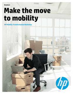 HP Mobility Transformation Workshop - Brochure - US