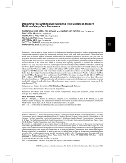 Designing fast architecture-sensitive tree search on