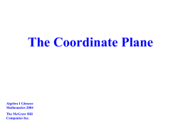 Coordinate Plane