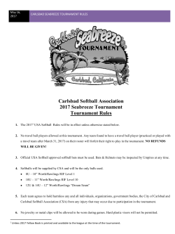 CarlsBAD SeaBreeze Tournament Rules