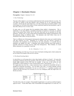 Chapter 15 - Stochastic Choice