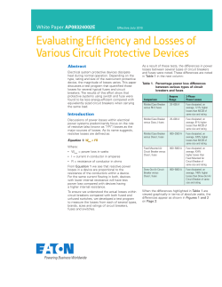 Evaluating Efficiency and Losses of Various Circuit