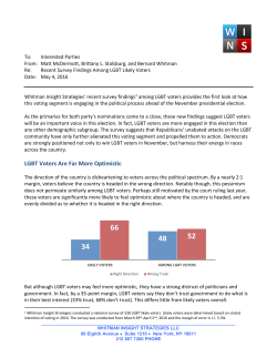 LGBT Voters Are Far More Optimistic