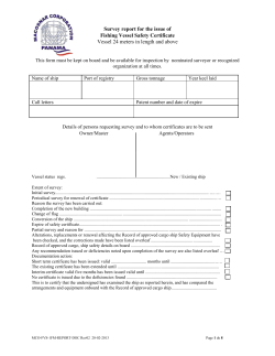 mco fishing vessel survey report
