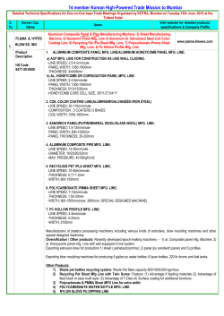 14 member Korean High-Powered Trade Mission to Mumbai