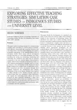 Exploring Effective Teaching Strategies: Simulation Case Studies