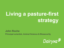 Living a pasture-first strategy