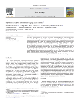 Bayesian analysis of neuroimaging data in FSL