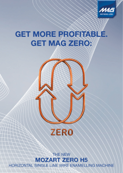 GET MORE PROFITABLE. GET MAG ZERO: