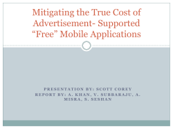 Mitigating the True Cost of Advertisement