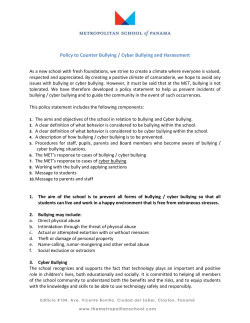 Met Anti-Bullying policy_2012
