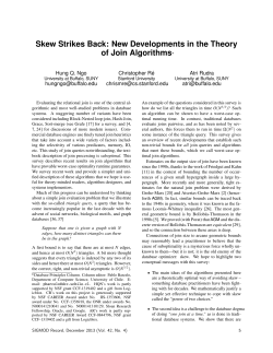 Skew Strikes Back: New Developments in the Theory of Join