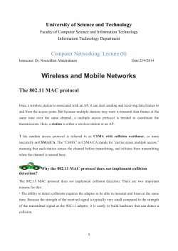 University of Science and Technology Faculty of Computer Science