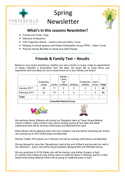 Read our Newsletter - Nailsea Family Practice