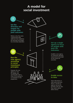 A model for social investment