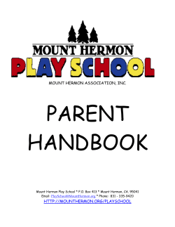 MOUNT HERMON CHRISTIAN PLAY SCHOOL