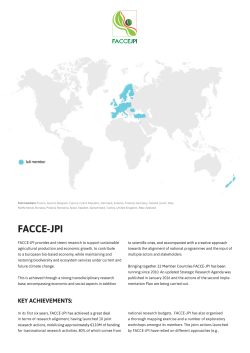 facce-jpi - Joint Programming