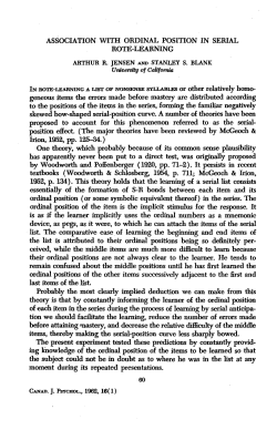 geneous items the errors made before mastery are distributed