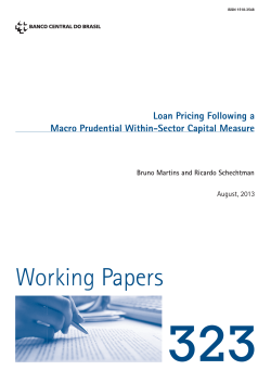 Loan Pricing Following a Macro Prudential Within