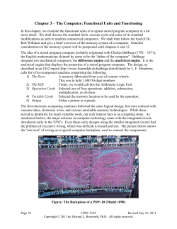 Description of the Computer