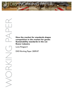 How the market for standards shapes competition in the market for