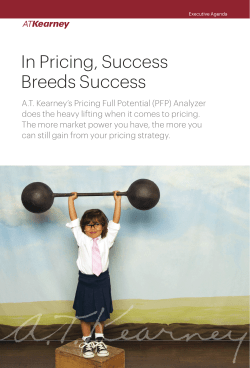 In Pricing, Success Breeds Success