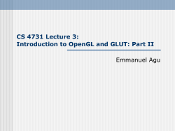 glEnd( ) glBegin( ) Parameters