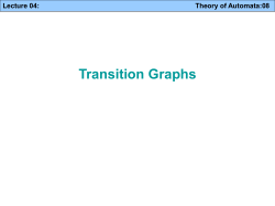 Theory of Automata:08 Generalized Transition Graphs (GTG)