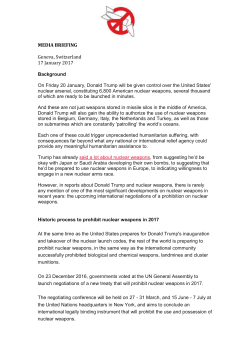 Majority of world`s governments are moving to prohibit nuclear