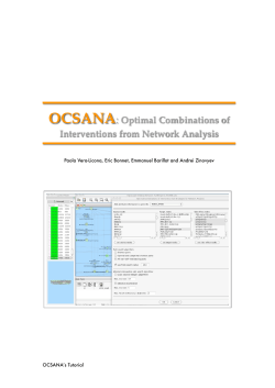 Optimal Combinations of Interventions from Network Analysis