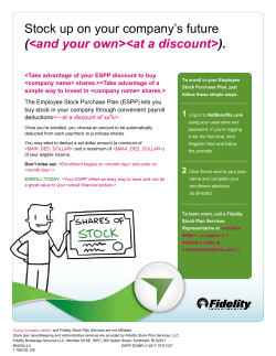 Stock up on your company`s future (discount>).