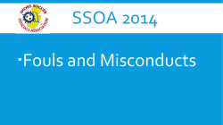 Fouls and Misconducts