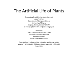 The Artificial Life of Plants