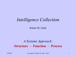 Intelligence Collection