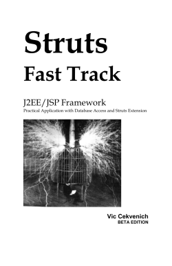 Struts Fast Track J2EE JSP Framework, Draft - index
