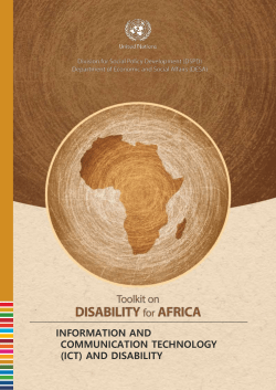 (ict) and disability