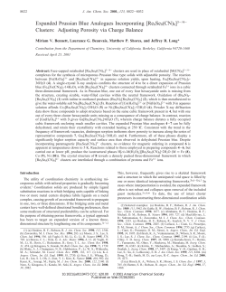 Expanded Prussian Blue Analogues Incorporating [Re6Se8(CN)6]3