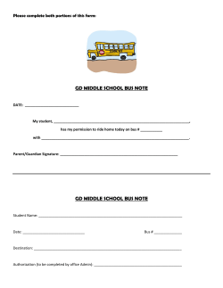 gd middle school bus note gd middle school bus note