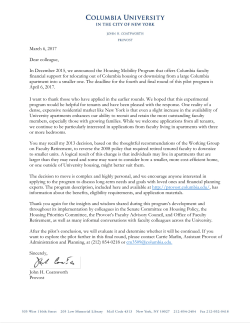 March 6, 2017 Dear colleague, In December 2015, we announced