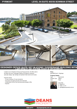 designer office suite with car space set in the