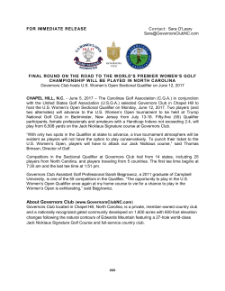 Sara O`Leary  FINAL ROUND ON