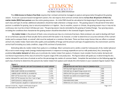 Dry Matter Intake (DMI) Worksheet
