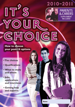 It`s Your Choice