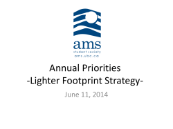 Lighter Footprint Strategy