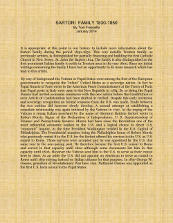 Sartori Family - Sacred Heart Church